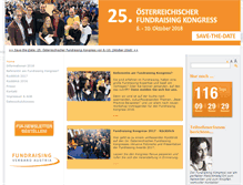 Tablet Screenshot of fundraisingkongress.at